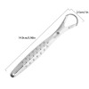 Stainless steel tongue scraper with non-slip handle